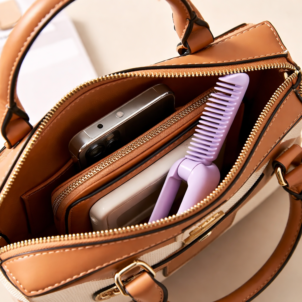 Cepillo Alisador Portátil Plegable LUXURY