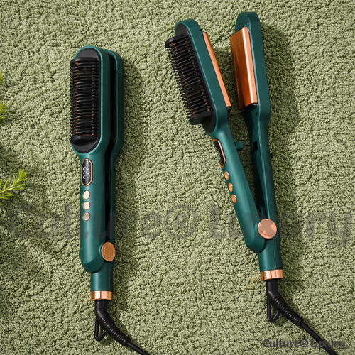 Cepillo Plancha y Ondulador 2 en 1 LUXURY Pro